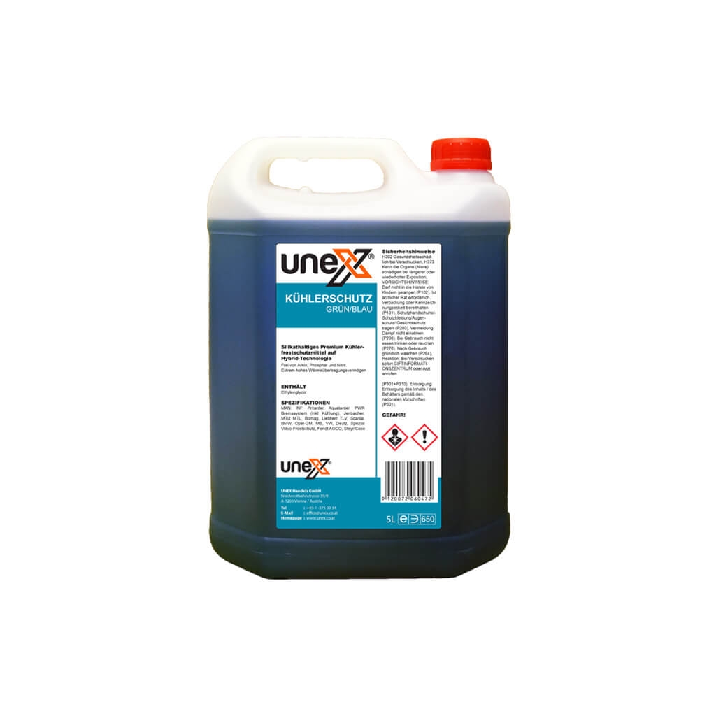 Kühlerschutz Grün/Blau Fertiggemisch AF11/AF48 -34°C 5 Liter
