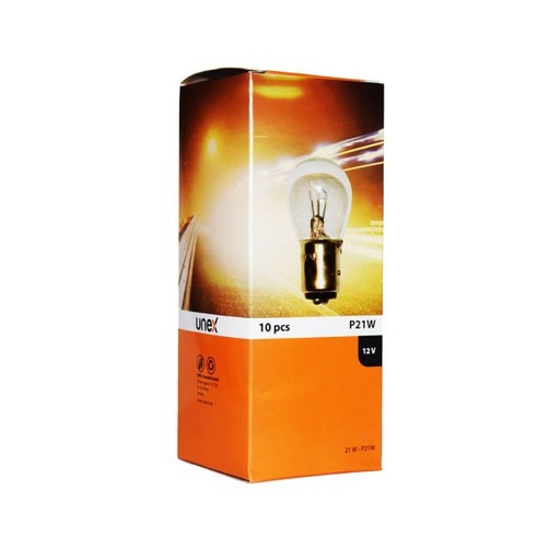 [UNEX10042] P21W 12V 10´er Pack 