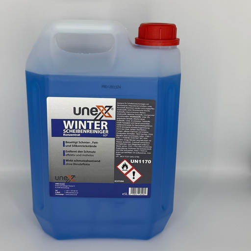 [UNEX11811] Winterscheibenreiniger -60°C Konzentrat 5 Liter