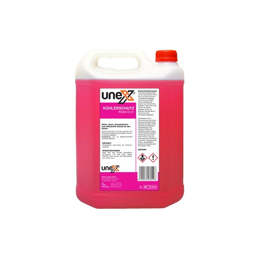 [UNEX00345] Kühlerschutz Rosa G12+ Konzentrat 5 Liter