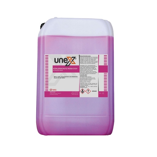 [UNEX00346] Kühlerschutz Rosa G12+ Konzentrat 25 Liter